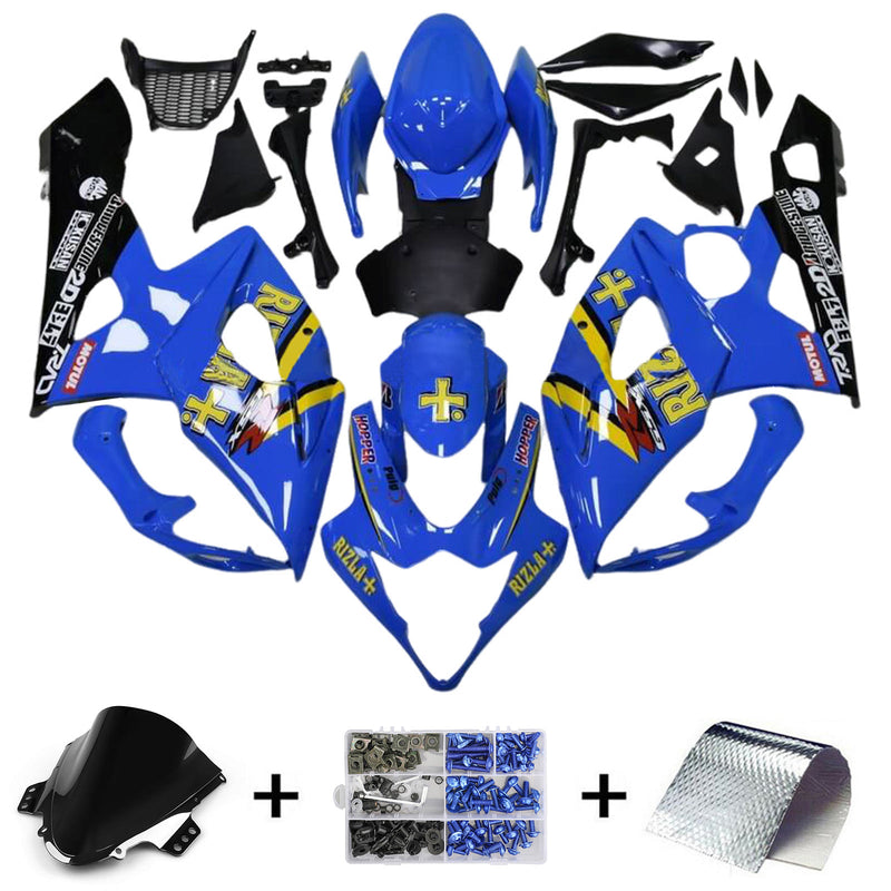 Amotopart Suzuki GSXR1000 2005-2006 K5 Fairing Kit Bodywork Plastic ABS