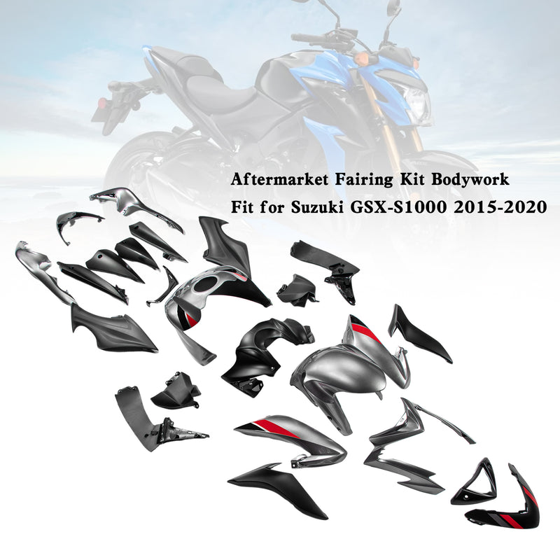 Amotopart Suzuki GSX-S 1000 2015-2020 Plastic Bodywork Fairing Kit