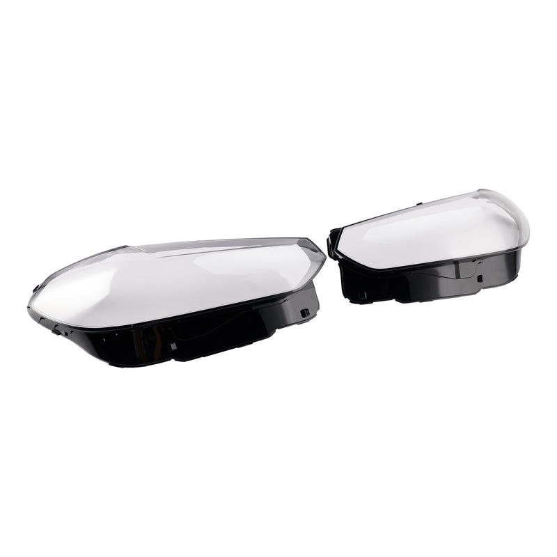 2pcs Headlight Lens Shell Cover Clear For BMW X3 X4 G08 LCI 2022-2024