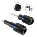 Aluminum Frame Crash Slider Protection Blue For Bmw F900R F750Gs F850Gs 19-23