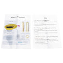 Installation Kit For Freestanding Bathtub With White PVC Pipe and Brass Pipes