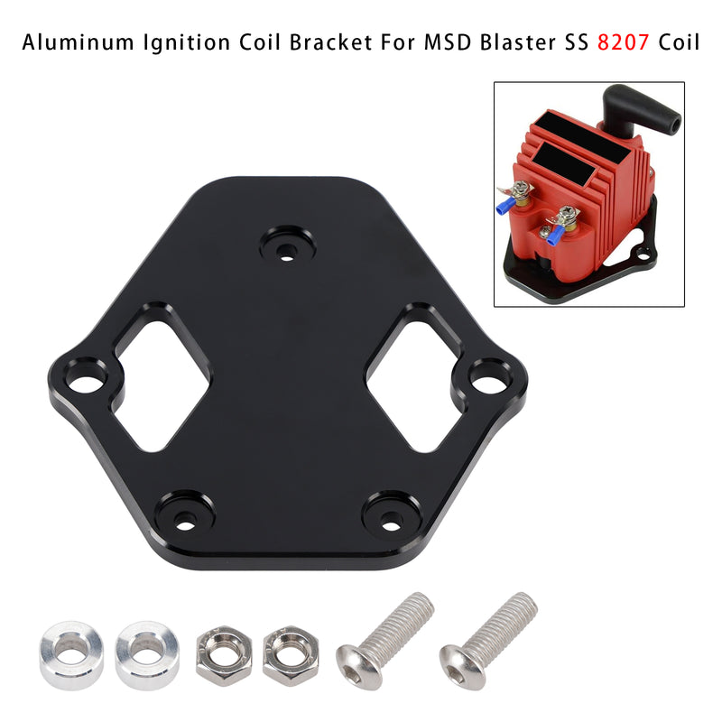 Aluminum Ignition Coil Bracket For MSD Blaster SS 8207 Coil