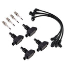 2004-2011 For Mazda RX-8 1.3L R2 4*Ignition Coils & Iridium Spark Plugs & Wires UF501 N3H118100