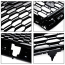 Audi A3 8V 2017-2019 RS3 Style Honeycomb Mesh Front Bumper Grille  Black