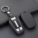 Leather Silicone Car Key Case Cover With Buckle For Isuzu