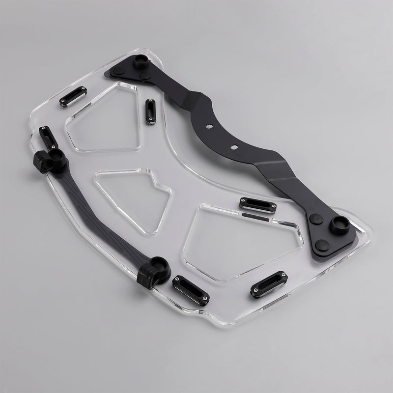 UPPER PLATE REAR RACK PLEXIGLASS FOR TOPCASE FOR BMW K1600GT K1600GTL 2011-2024