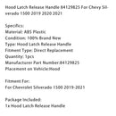 Hood Latch Release Handle 84129825 For Chevy Silverado 1500 2019 2020 2021