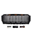 2021-2023 Ford F150 Raptor Replacement ABS Front Bumper Grille Grill W/ LED