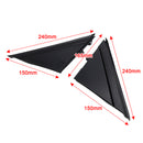 2X Left+Right Side View Door Mirror Flag Cover Molding Trim for Fiat 500 12-19