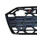Black Front Bumper Grill Grille Fit Audi A7 C8 S7 2019-2024 W/ACC