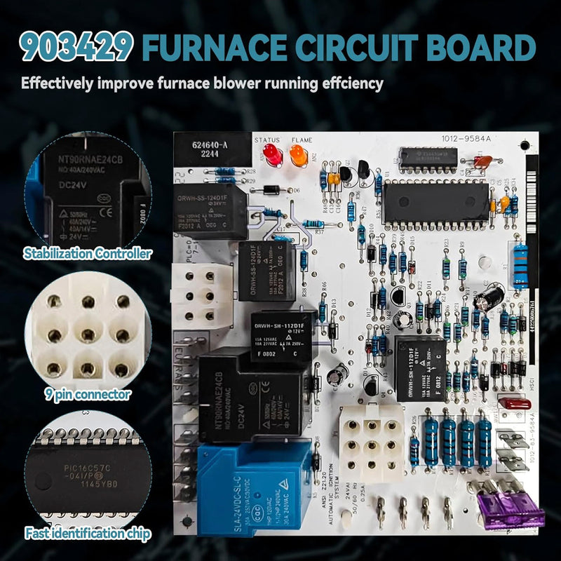 Control Board Furnace Circuit Board For Intertherm/Miller M1 Series Furnaces