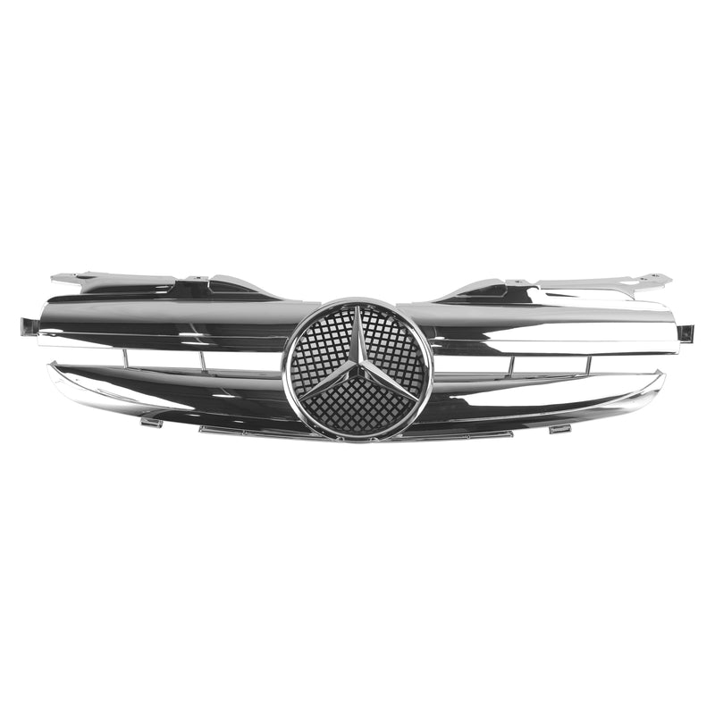 Front Bumper Grill Grille Fit Mercedes Benz SLK-Class R170 SLK200 SLK230 SLK320