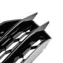 Front Bumper Honeycomb Fog Grille Cover For Audi A1 2010-2014 Black