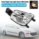 Front Right Fog Light Cover With Bulb For Peugeot 308 CC 4B Hatchback 2007-2014
