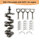 Hyundai Accent GLS Hatchback 4-Door 2012 (GS Hatchback 2012-2015) G4FD 1.6L Engine Crankshaft & Rods & Bearing