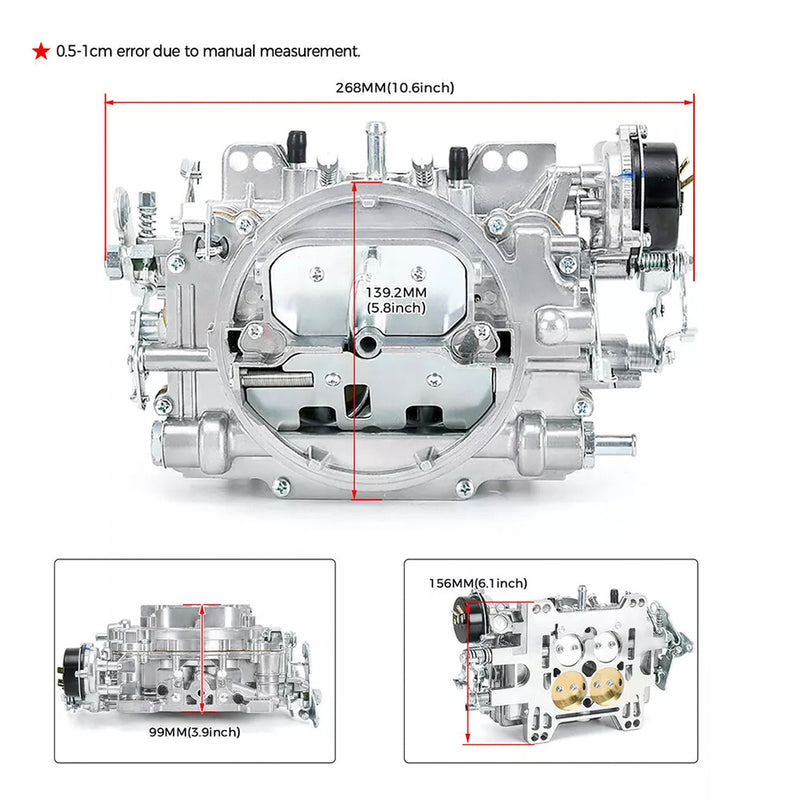 4 Barrel 1913 AVS2 Carburetor 800 CFM Electric Choke
