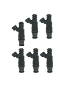 2002-2005 For Volkswagen Golf V6 2.8L 6PCS Fuel Injector 0280155985