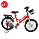 16"/18" Kids Bike for Boys and Girls with auxiliary wheels & Rack & Basket