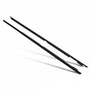 1991-1992 For Pontiac Firebird Outer Side 2PCS Door Window Sweep Weatherstrip Seals Outer 1AWSK00155