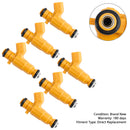 6PCS Fuel Injector 0280156129 Fit Vauxhall Vectra Fit Saab 9-3 2.8L 12581682