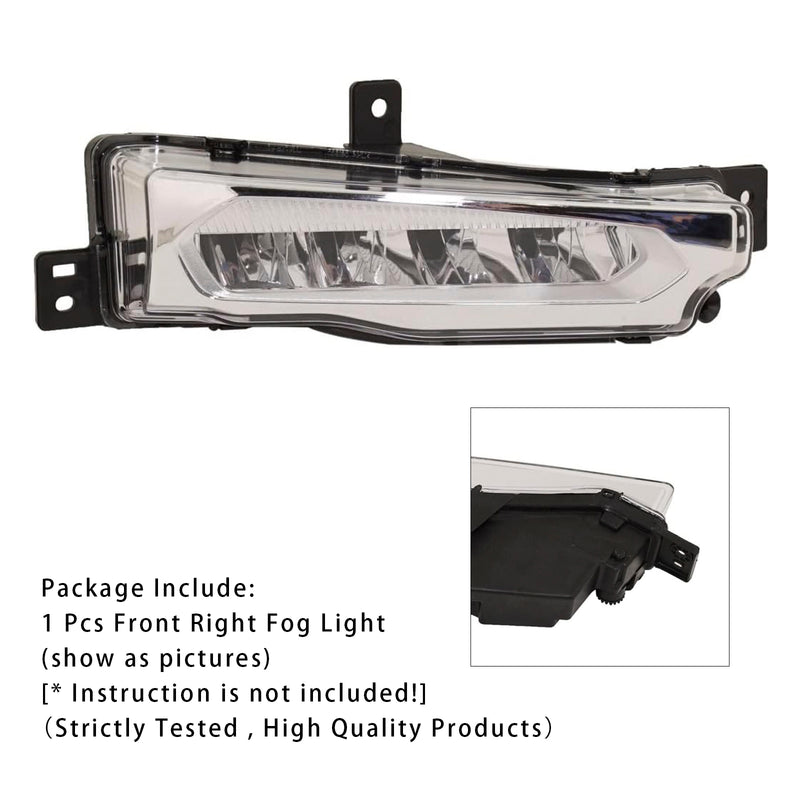 1 Pcs LED Front Right Fog Light For BMW X3 G01 G08 X4 G02 2018-2019 63177412528
