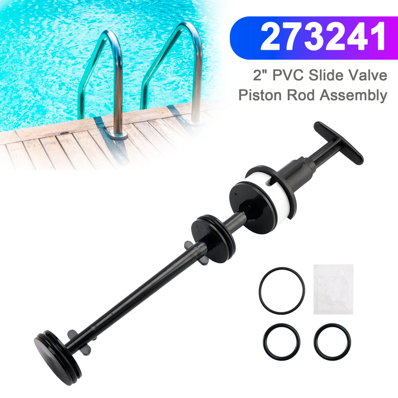 273241 2" PVC Slide Valve Piston Rod Assembly for Pentair Pool and Spa Valve