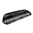 Gloss Black Front Bumper Grille Grill Fit Ford Transit MK8 2015-2018 Raptor W/LED