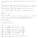 Front Drive Shaft Assembly 26207632650 For BMW 228i 230i 320i 328i xDrive AWD