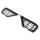 2PCS Front Lower Fog Light Cover Grille Grill Fit VW Touareg 7P 2015-2017