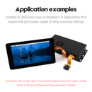 Raspberry Pi CM5 IO Compute Module 5 IO Board Metal Heat Dissipation Enclosure