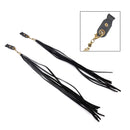 Handlebar Tassel Brake Lever Grip Decoration Black For Dyna Road Glide Road King