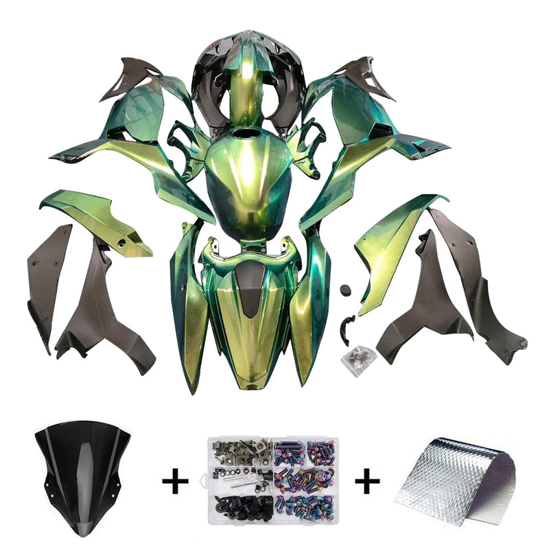 Injection Fairing Kit Bodywork Plastic ABS fit For Kawasaki EX400 Ninja400 2018-2024