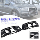 2016-2019 Fit Audi Q7 2PCS Front Bumper Fog Light Grille Cover 4M0807682AA4W3