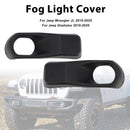 Pair Fog Light Bezel Trim For Jeep Wrangler JL Gladiator 18-25 68295558AA