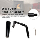 Quadra-Fire Stoves Outfitter-I/II Threaded Door Handle Assembly for PelPro Stoves PP60 PP70 PP130 PP150 PPC90 TSC90 Pleasant Hearth Stoves PH35PS PH50CABPS PH50PS