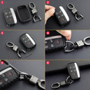 Leather Silicone Car Key Case Cover With Buckle For Range Rover