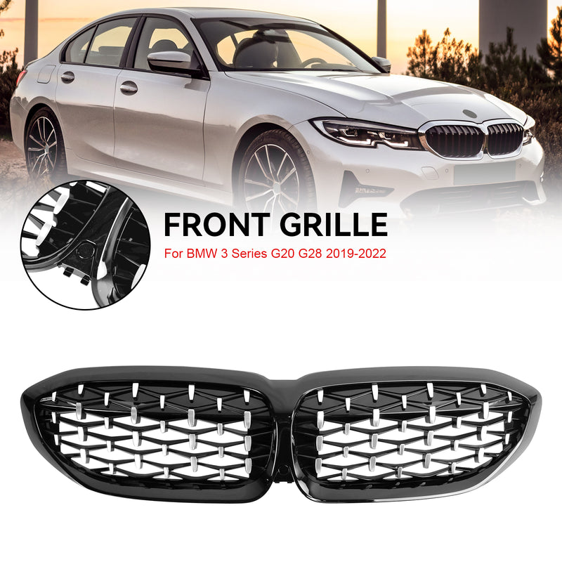 BMW 3 Series G20 2019-2022 Diamond Kidney Grille Grill 51138072085