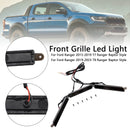 Front Bumper Grille Grill Led Light Fit Ford Ranger 2015-2023 T7 T8