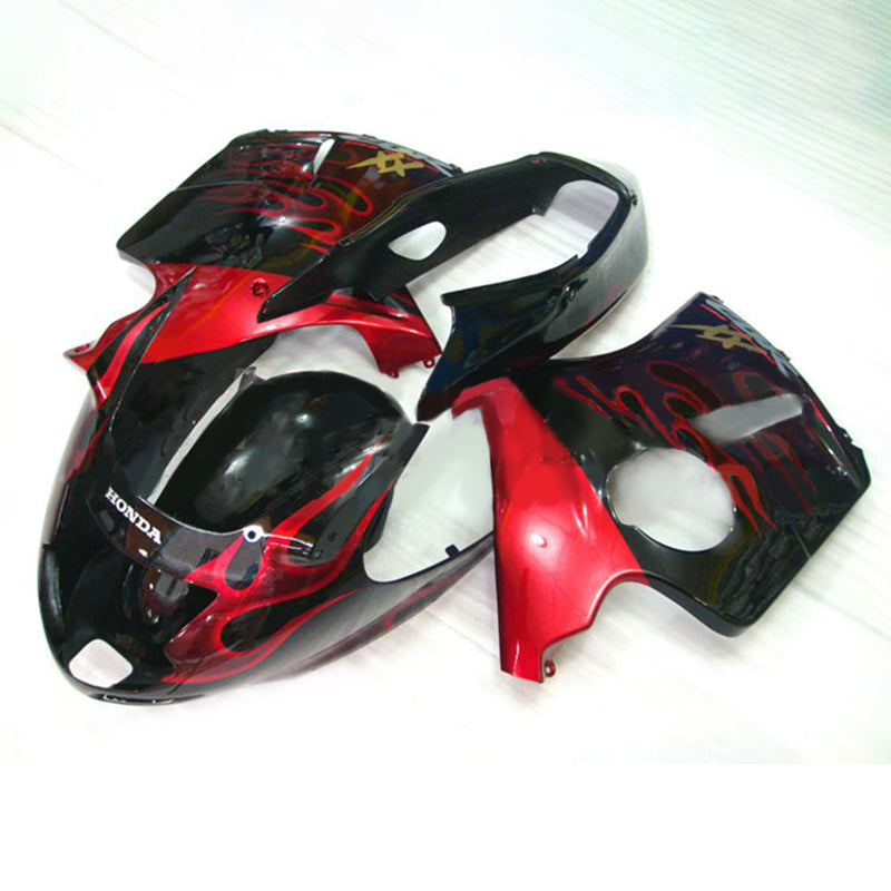 Amotopart Honda CBR1100XX SuperBlackBird 1996-2007 Fairing Kit Bodywork ABS