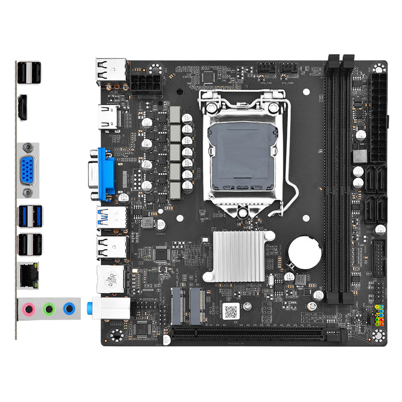 H510M-I Computer Motherboard LGA1200 CPU 1200-Pin DDR4 NVME WIFI Plate Board PC