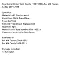 Rear Air Grille Air Vent Nozzle 1TD819203A For VW Touran Caddy 2004-2015