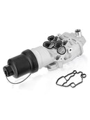 Engine Oil Cooler Oil Filter Assembly For VW Jetta GTI Passat Eos 2.0L 2006-2008