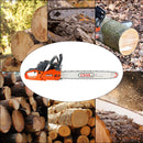 24" 68CC Gasoline Chainsaw Cutting Wood Gas Sawing Crankcase Chain Saw