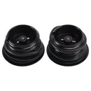 Pop Up Vented Gas Cap Set Black For Softail Low Rider Dyna Sport Super Glide