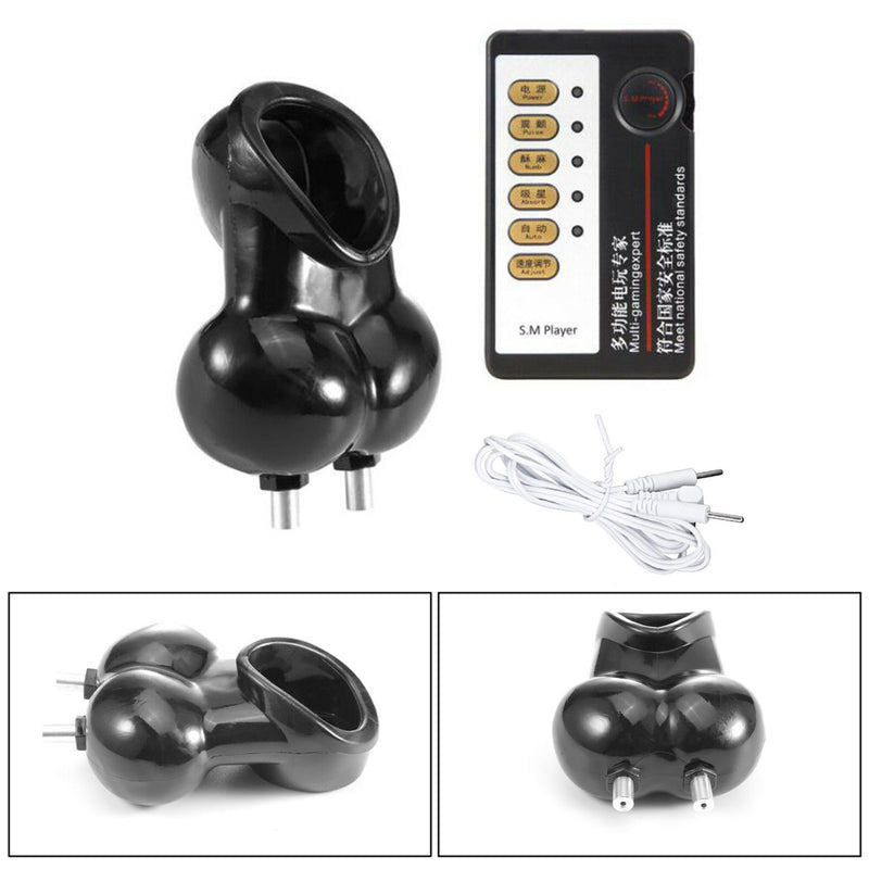 Electro Shock Penis Stretcher E-Stim Cage