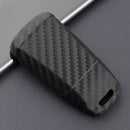 Leather Silicone Car Key Case Cover With Buckle For Audi