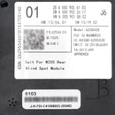 Lane Change Blind Spot Radar A0009056103 For Mercedes C-Class W205 2015-2018