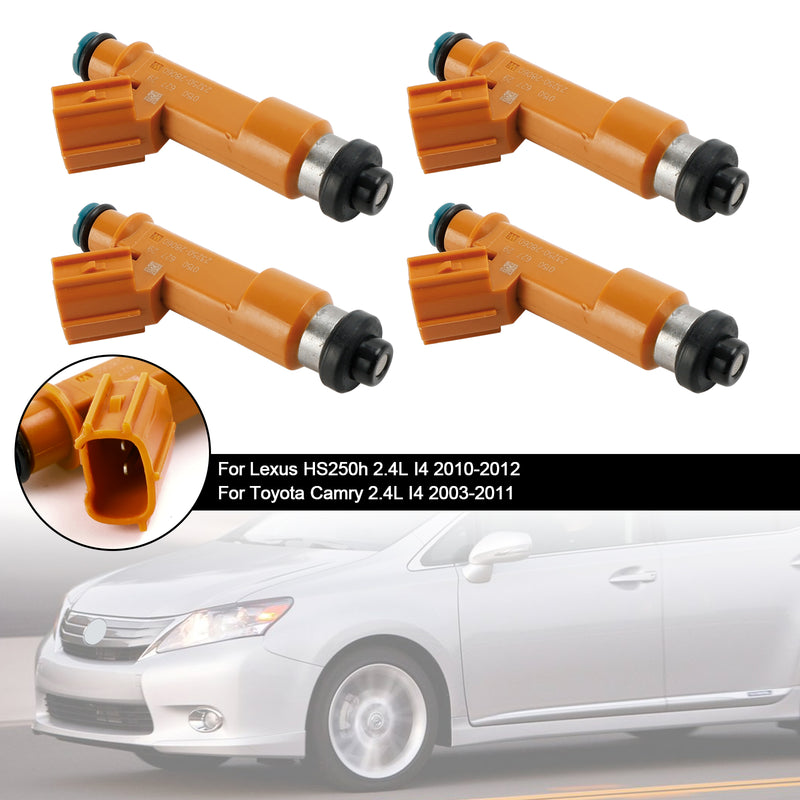 4PCS Fuel Injector 23209-0H050 Fit Toyota Camry 2.4L 2003-2011 23209-28060