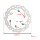 FRONT & REAR BRAKE DISC SET FOR SX SXF EXC EXCF XC XCF 125 - 500cc MX ENDURO