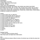 2008-2015 AUDI A4 (8K2, B8) 2.0L Avant (8K5, B8) High Pressure Pump Fuel Pump 06J127025E